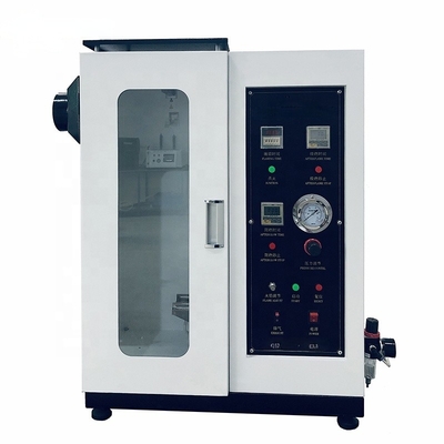 سعر جيد معدات اختبار الحريق العمودية للمنسوجات تلبي معايير ASTM D6413 آلة اختبار اللهب الانترنت